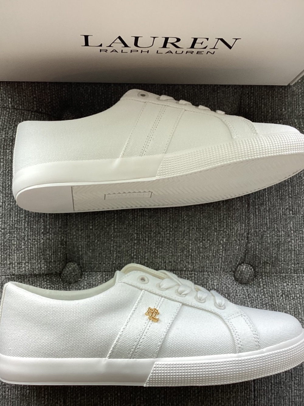 Lauren Ralph Lauren Women's Janson II Lace-Up Sneakers - Picture 14 of 16